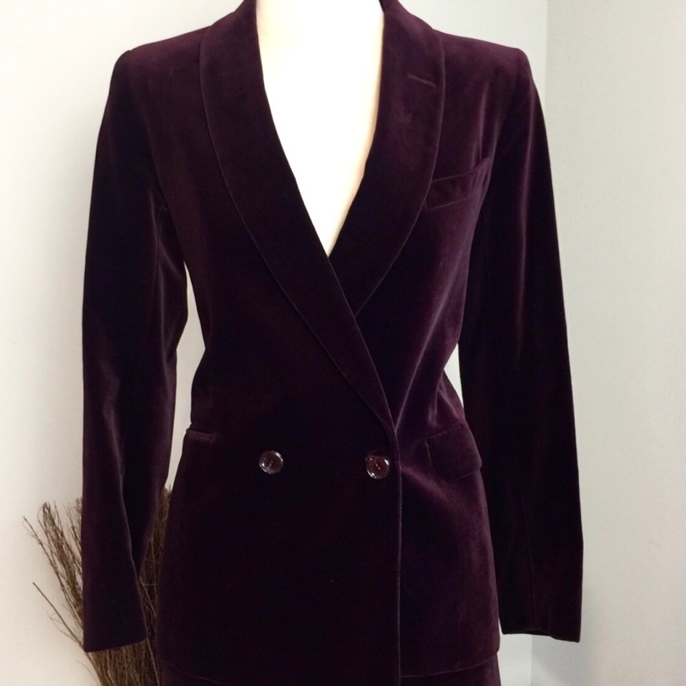 Stephen Marks French Connection Velvet Skirt Suit